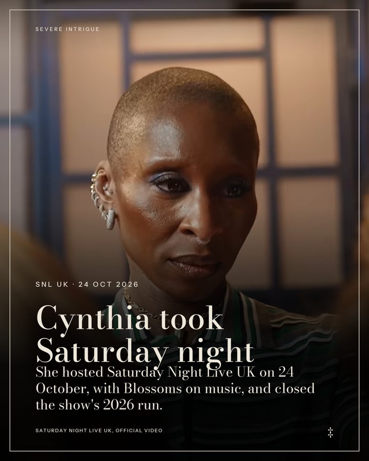 Cynthia's got Saturday night