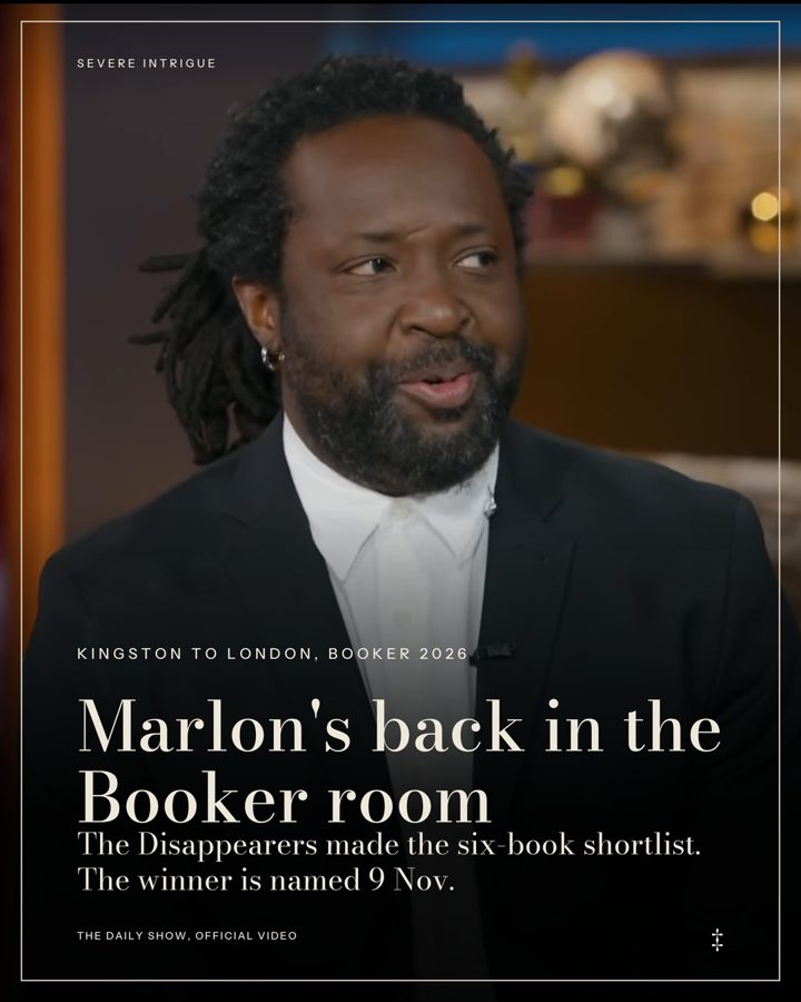 Marlon's back in the Booker room